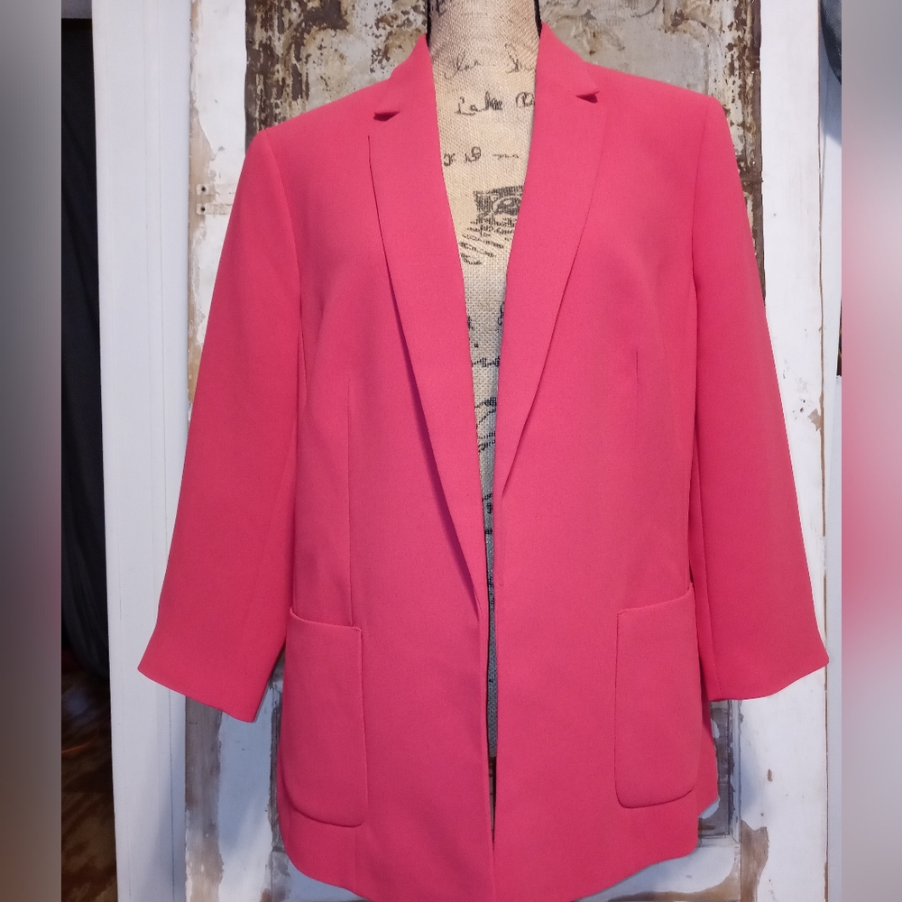 Women's Pink Blazer Size 16